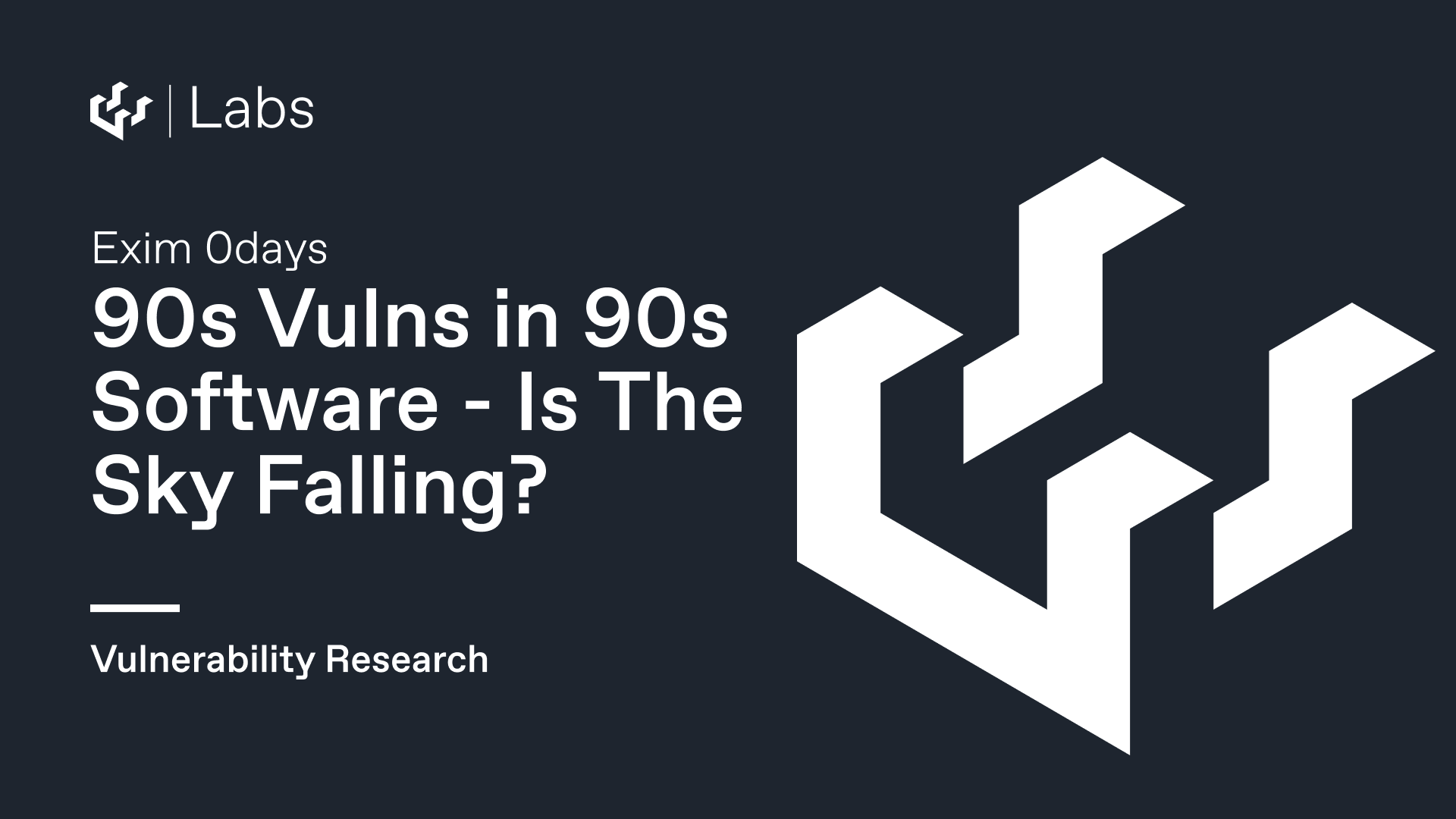 90s Vulns In 90s Software (Exim) - Is the Sky Falling?