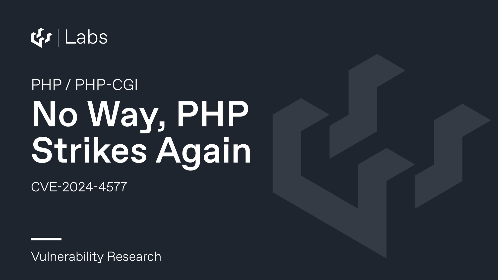 No Way, PHP Strikes Again! (CVE-2024-4577)