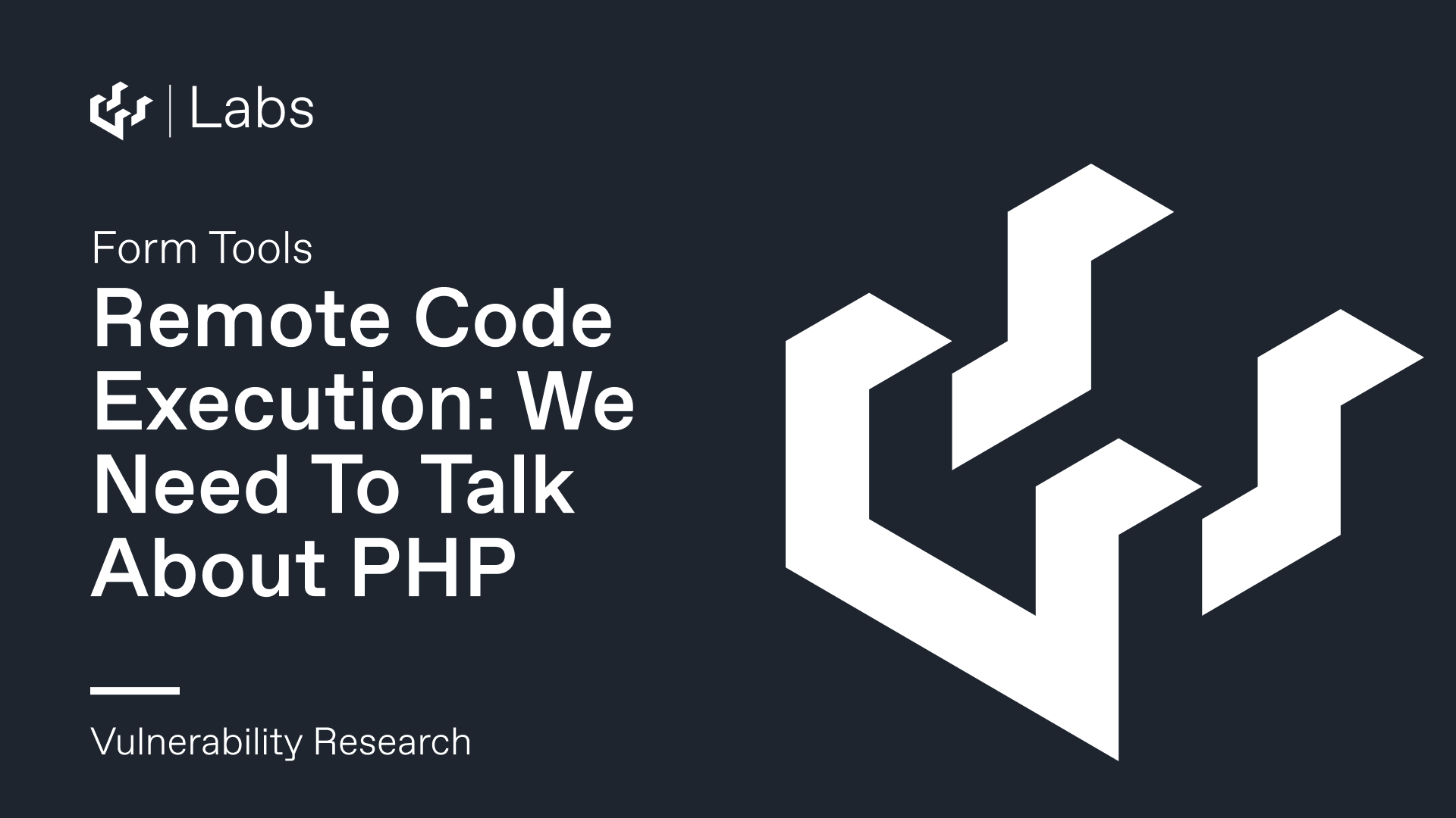 Form Tools Remote Code Execution: We Need To Talk About PHP