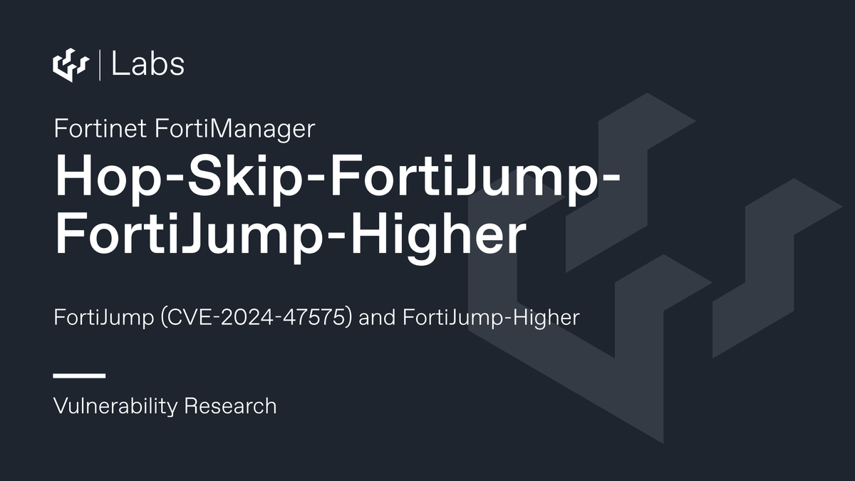 Hop-Skip-FortiJump-FortiJump-Higher - Fortinet FortiManager CVE-2024-47575