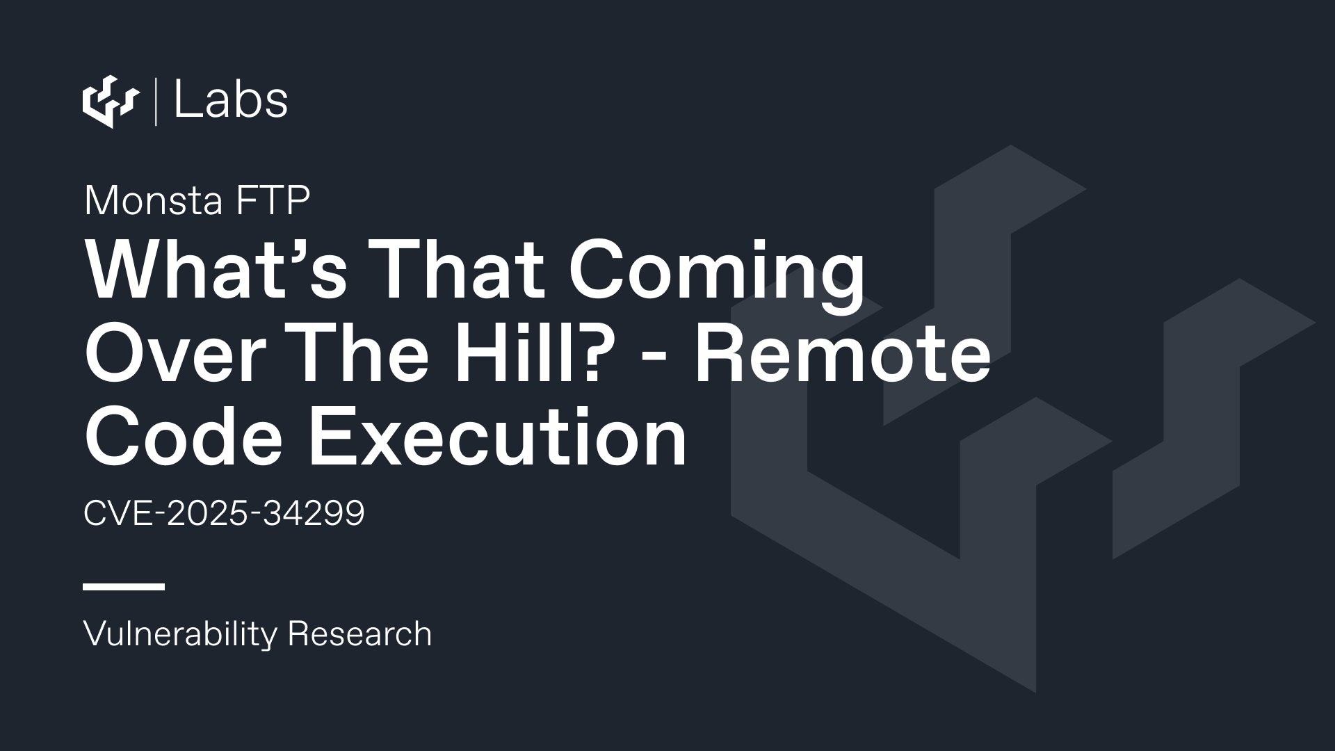What’s That Coming Over The Hill? (Monsta FTP Remote Code Execution CVE-2025-34299)